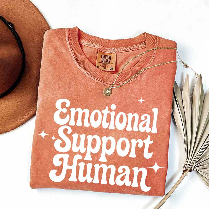 Emotional Support Human Minimalist T-Shirt