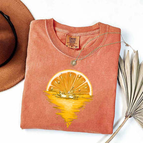 Orange Sunset Fruit Lover T-Shirt