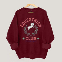 Equestrian Club Retro Sweatshirt