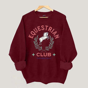 Equestrian Club Retro Sweatshirt