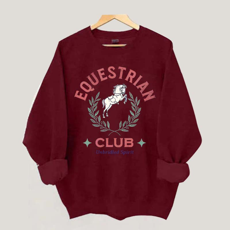 Equestrian Club Retro Sweatshirt