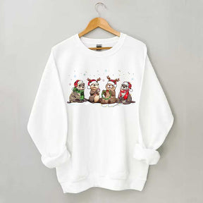 Christmas Otters Sweatshirt