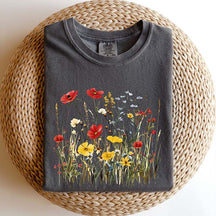Comfort Color Wildflower Meadow Botanical T-Shirt