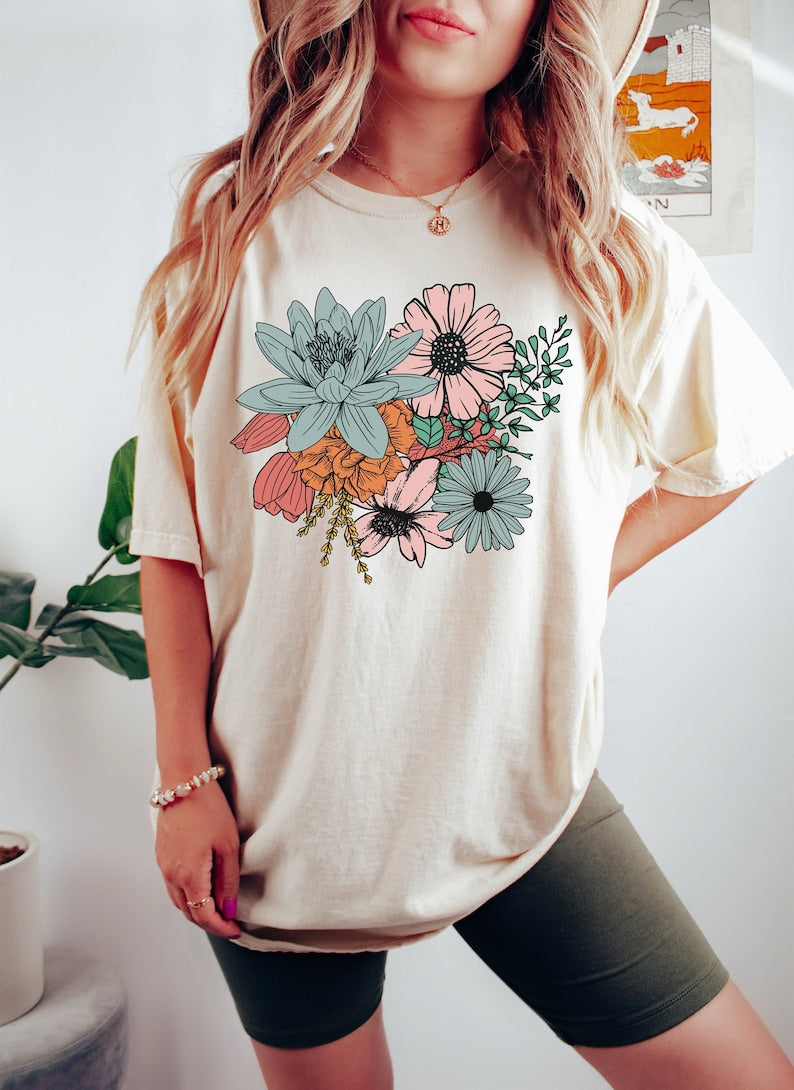 Wildflowers Nature Botanical T-shirt