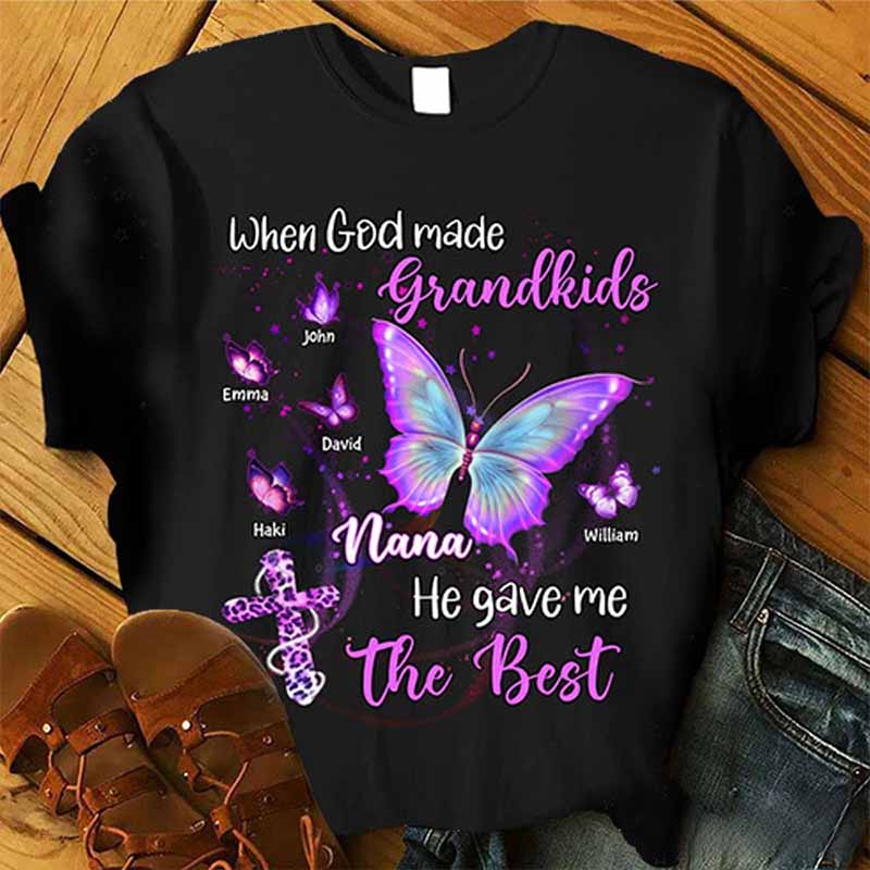 Sparkling Jesus Butterfly T-shirt