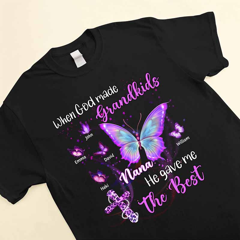 Sparkling Jesus Butterfly T-shirt