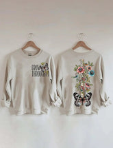 Grow Through It Butterfly Sweatshirt