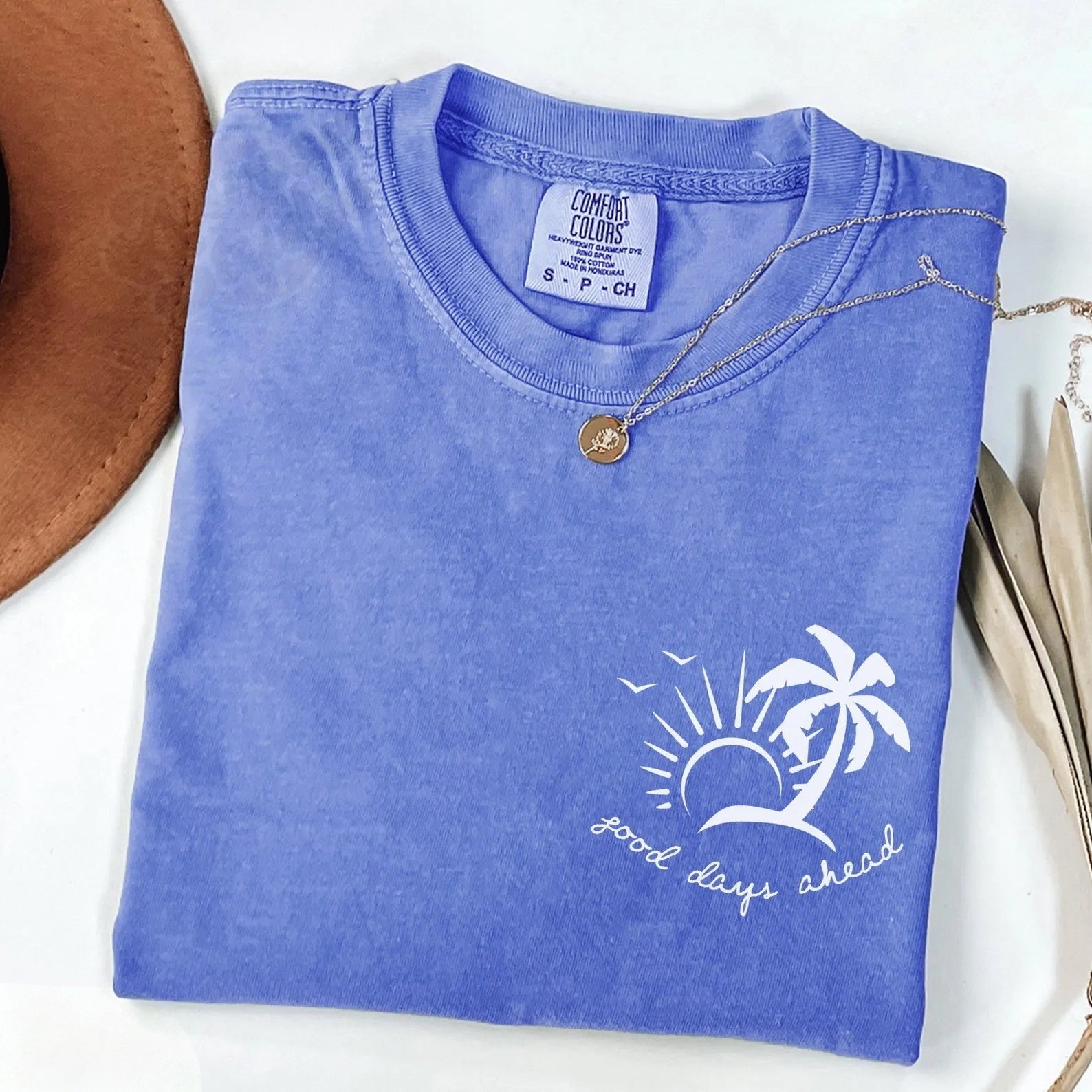 Cute Beach Vacation Summer Minimalist T-Shirt