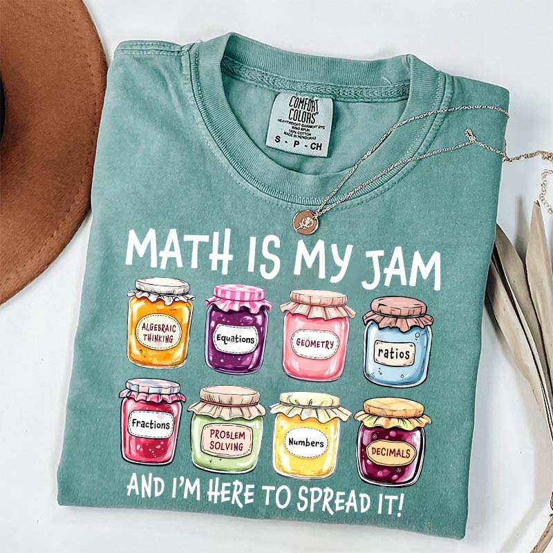 Math is My Jam Mathematician T-Shirt