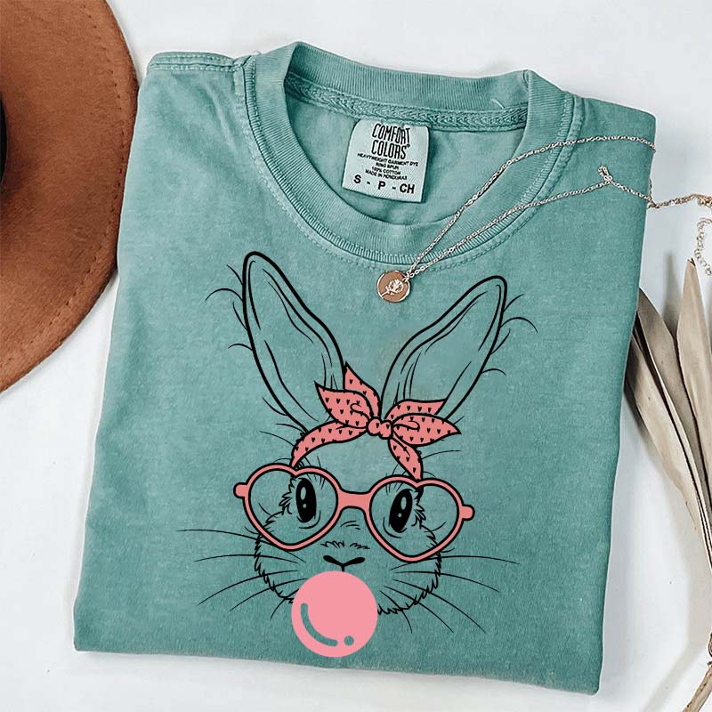 Rabbit Cartoon Easter T-Shirt