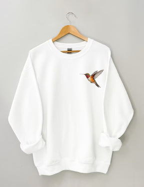 Wildflower And Bird Sweatshirt