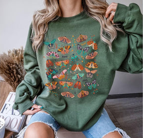 Unisex Boho Butterfly Sweatshirt