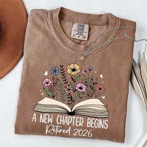 A New Chapters Begin Flowers T-Shirt