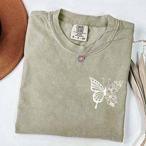 Floral Butterfly T-Shirt