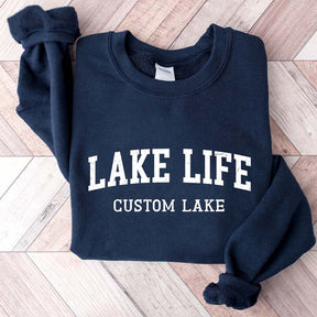 Personalized Lake Life Vacation Sweatshirt