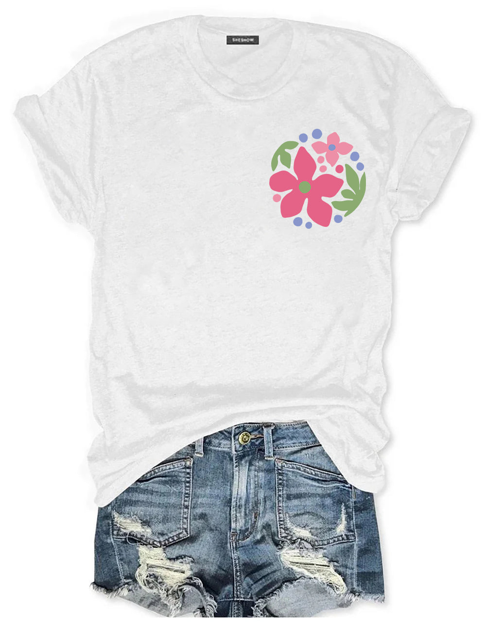 Finding My Own Path Flowers T-Shirt