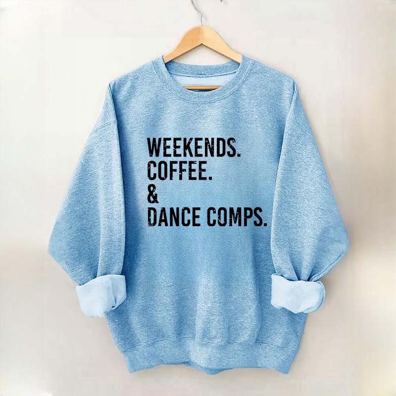 Retro Weekends Coffee and Dance Sweatshirt