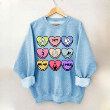 Valentine Volleyball Girl Sweatshirt