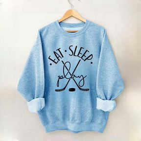 Eat Sleep Play Hockey Sweatshirt