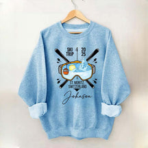Custom Family Ski Vacation Sweatshirt