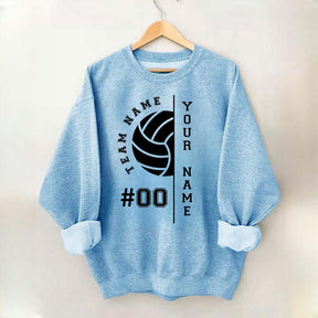 Custom Name Number Volleyball Sweatshirt