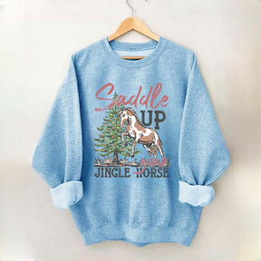Saddle Up Your Jingle Horse Sweatshirt