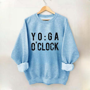 Yoga O'clock Funny Sweatshirt