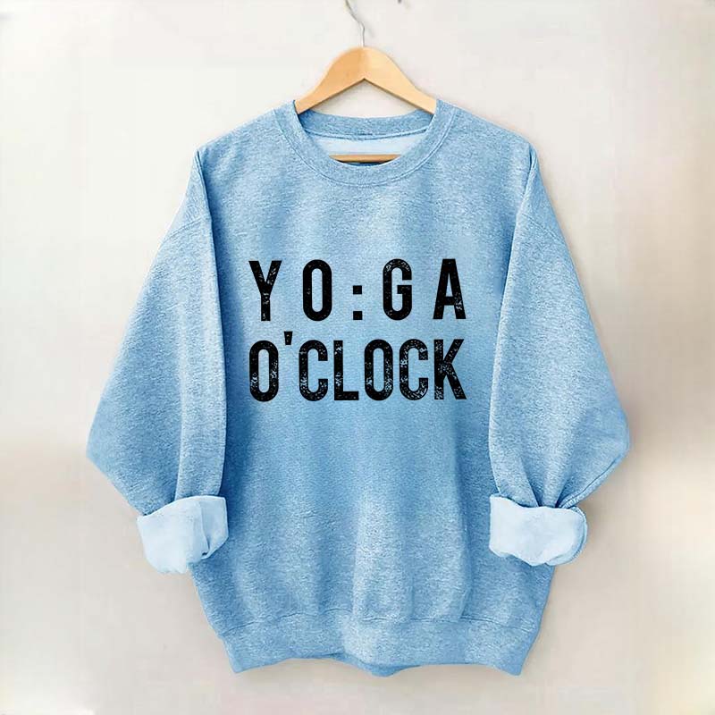 Yoga O'clock Funny Sweatshirt