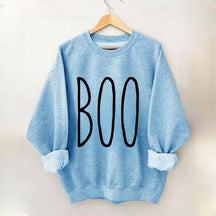 BOO Minimalist Halloween Sweatshirt