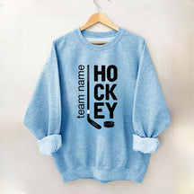 Personalized Hockey Mom Team Name Sweatshirt