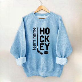Personalized Hockey Mom Team Name Sweatshirt