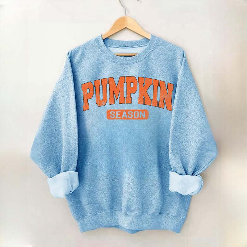 Retro Autumn Pumpkin Season Sweatshirt