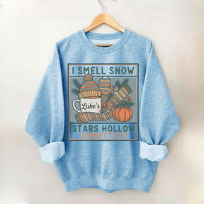 I Smell Snow Cozy Winter Season Sweatshirt