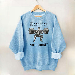 Medieval Gym Funny Knight Weightlifting Sweatshirt