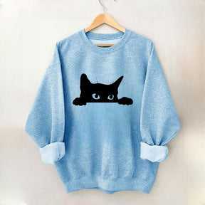 Cute Black Cat Owner Sweatshirt