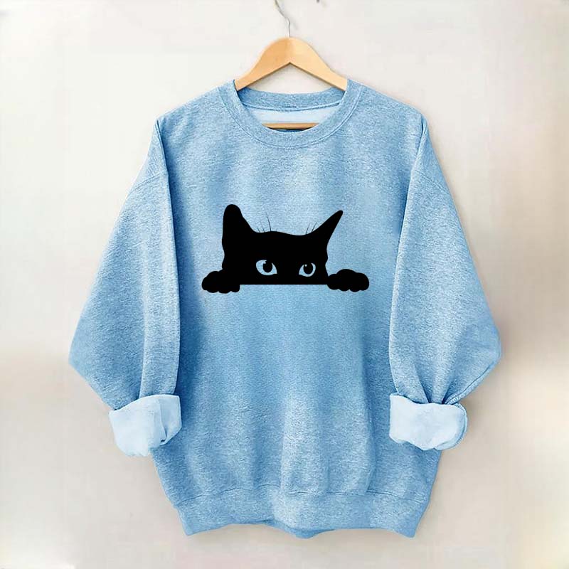 Cute Black Cat Owner Sweatshirt