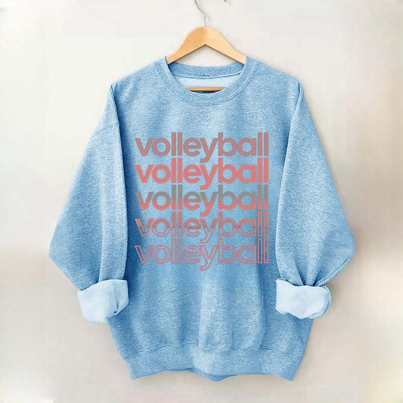Cute Volleyball Retro Sweatshirt