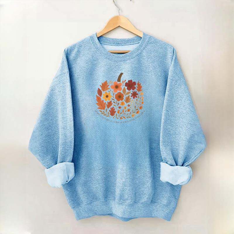 Autumn Leaves Faith Fall Crewneck Sweatshirt