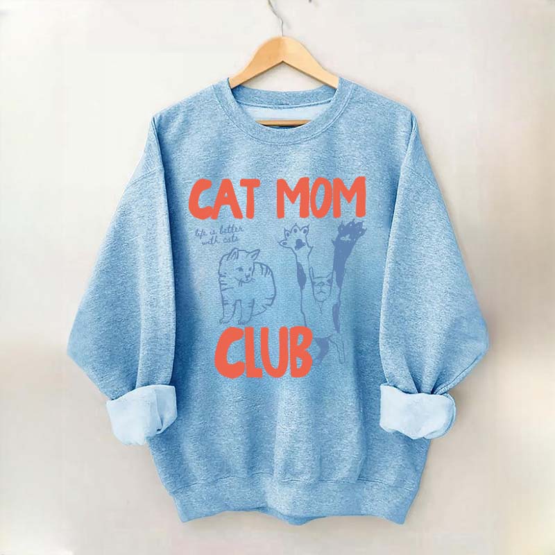 Funny Cat Mama Sweatshirt