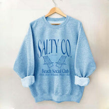 Custom Salty Co Beach Social Club Sweatshirt