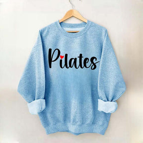 Pilates Red Heart Sweatshirt