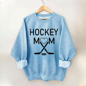 Hockey Mom Heart Sweatshirt