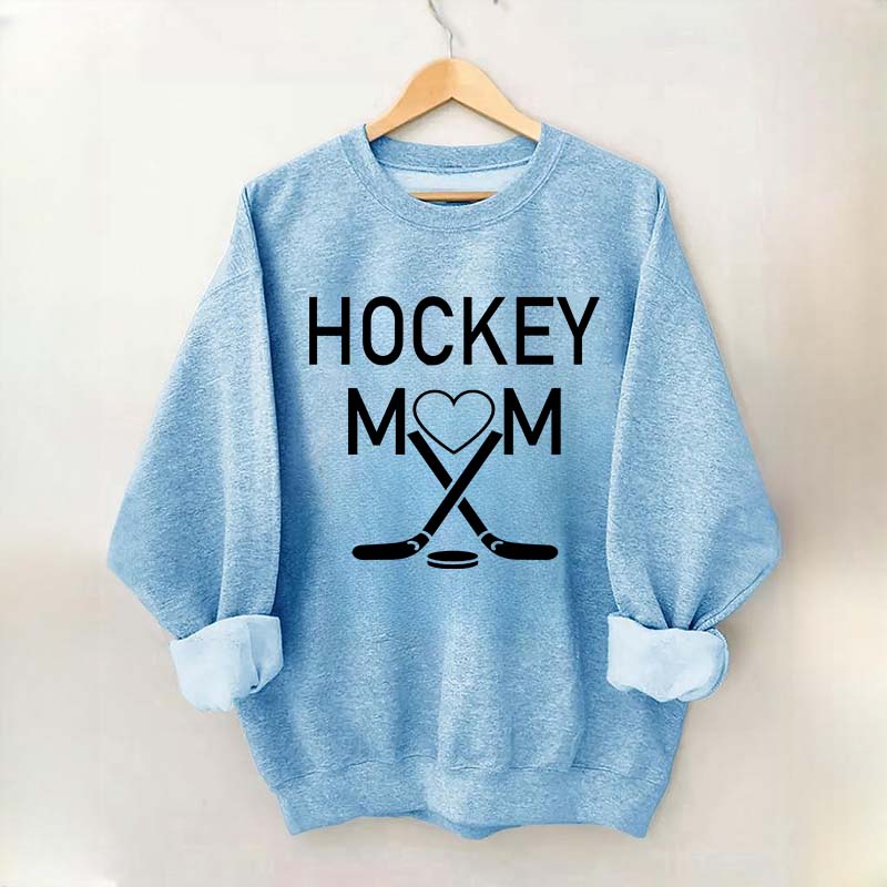 Hockey Mom Heart Sweatshirt