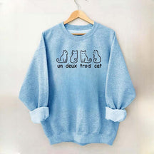 Un Deux Trois Cat Cute Sweatshirt