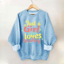 Just Girl Who Loves Hockey Sweatshirt