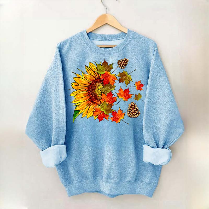 Autumn Sunflower Sweatshirt