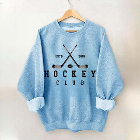 Personalized Year Vintage Ice Hockey Club Sweatshirt