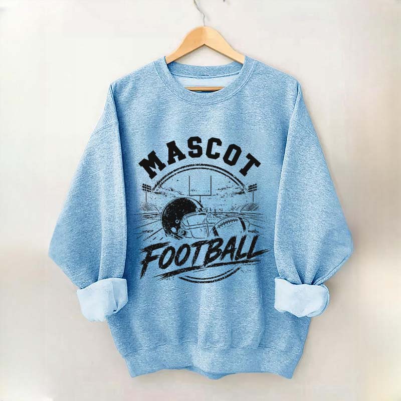 Custom Football Mascot Template Sweatshirt