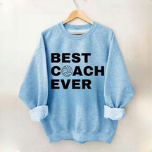 Best Coach Ever Volleyball Sweatshirt