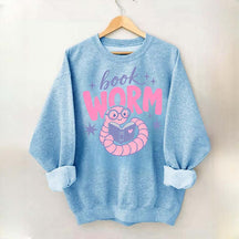 Book Worm Trendy Reading Sweatshirt